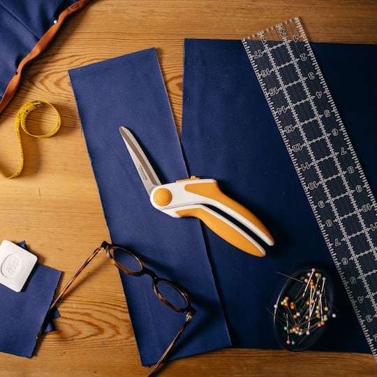 Fiskars® RazorEdge Easy Action™ Fabric Shears for Tabletop Cutting, 8"